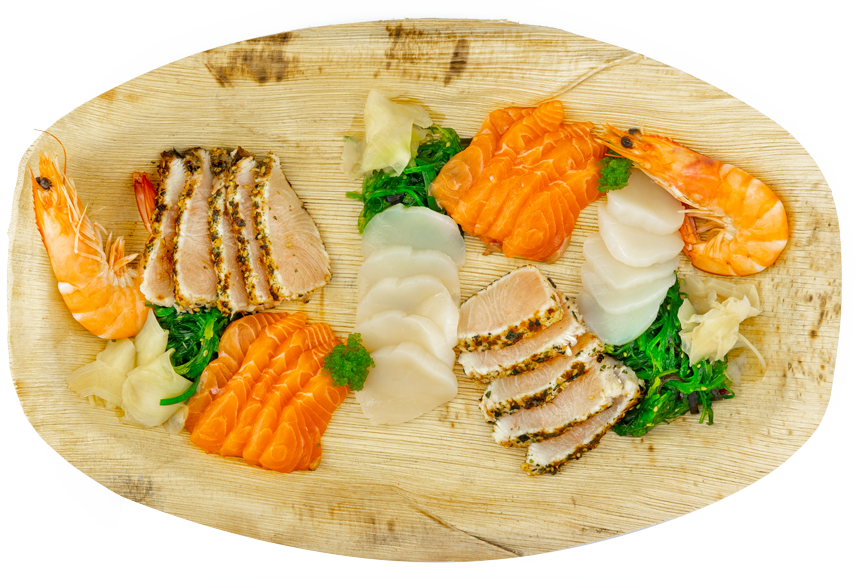 Sashimi plate (2 pers)